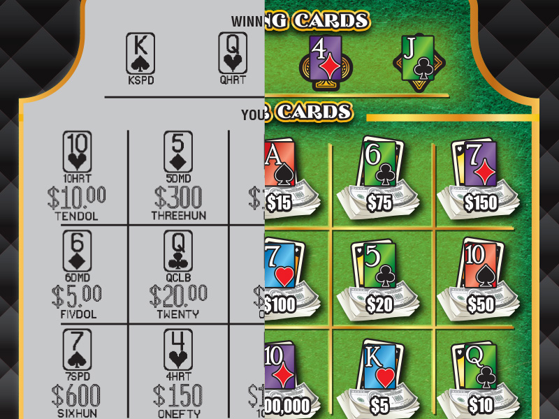 Brighstar Lottery Full Color Printing of Instant Tickets