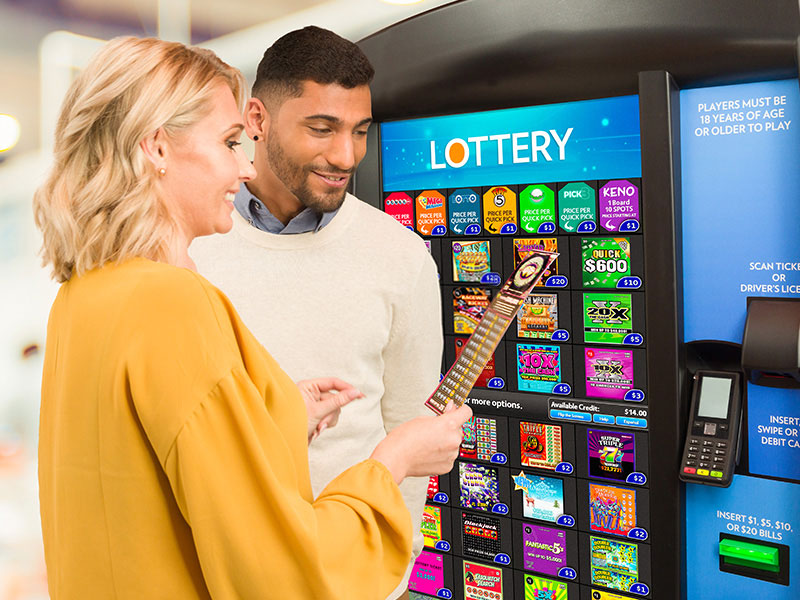 Purchasing an instant ticket at a vending machine