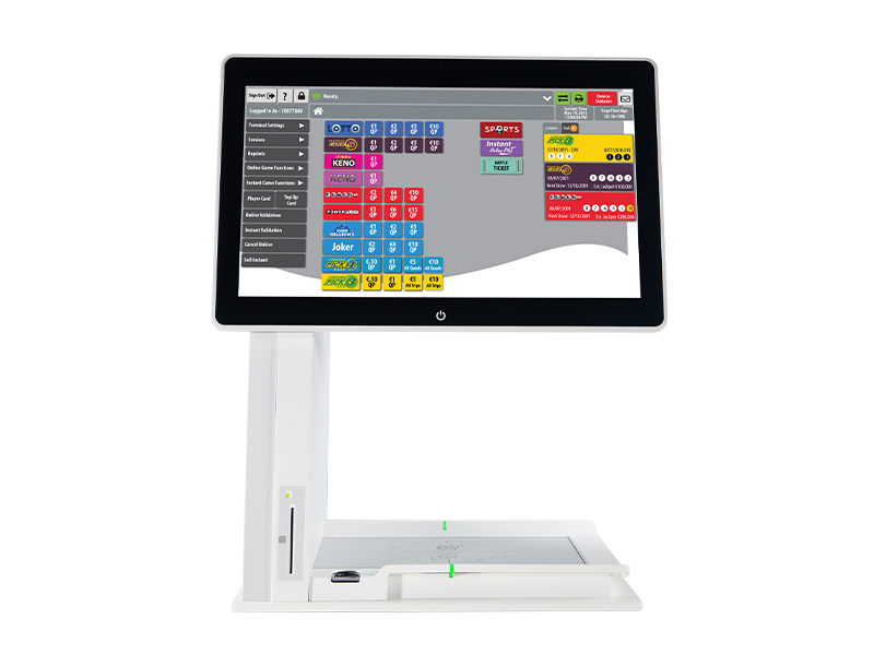 Retailer Vue Looking at Screen