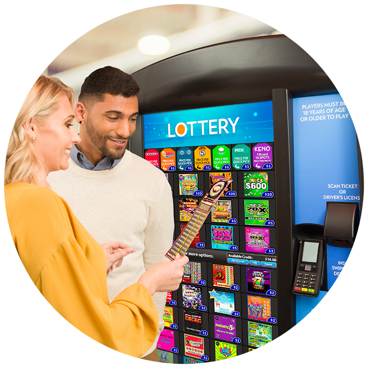 Purchasing an instant ticket at a vending machine