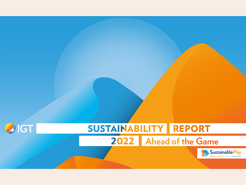 IGT Sustainability Report 2022 cover