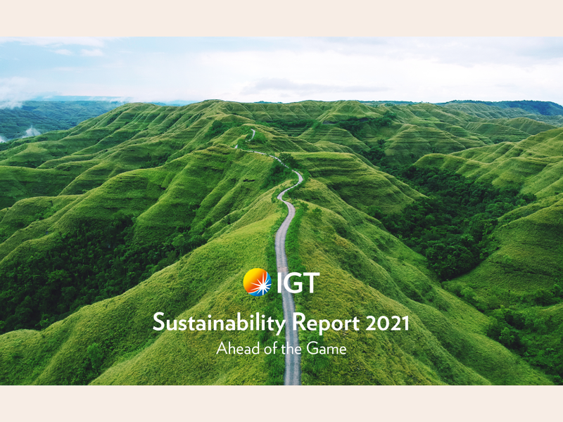 IGT Sustainability Report 2021 cover