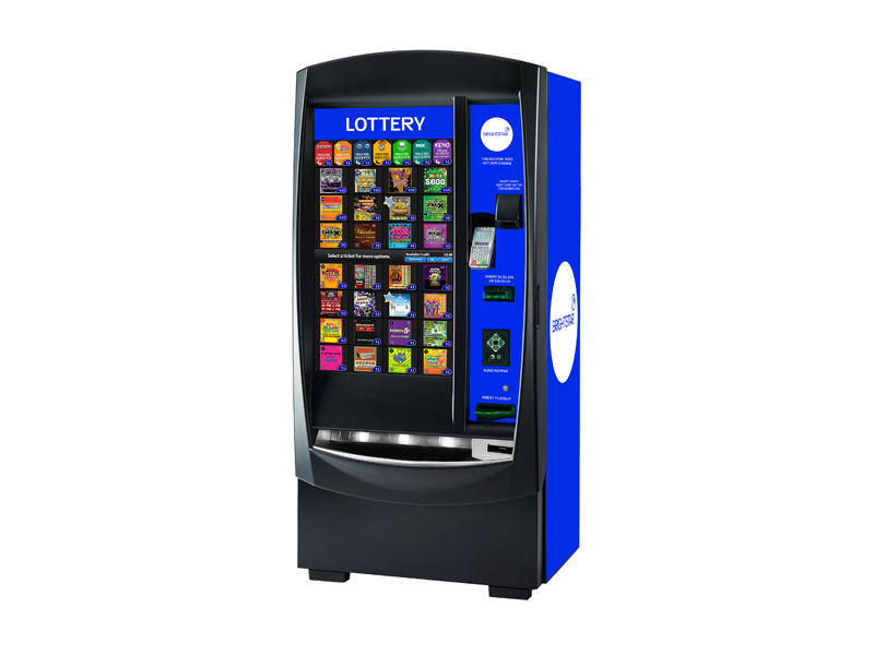GameTouch 28, high-volume self-service lottery, front